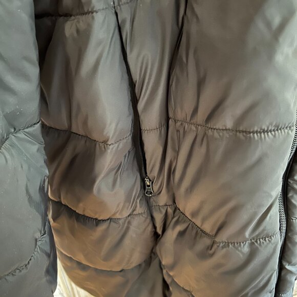 Women's Black Winter Jacket with Hood XL - Picture 4 of 6